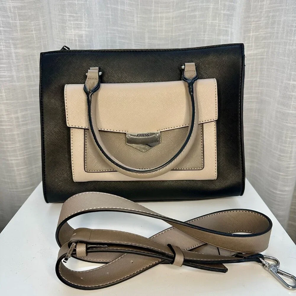 Guess black beige